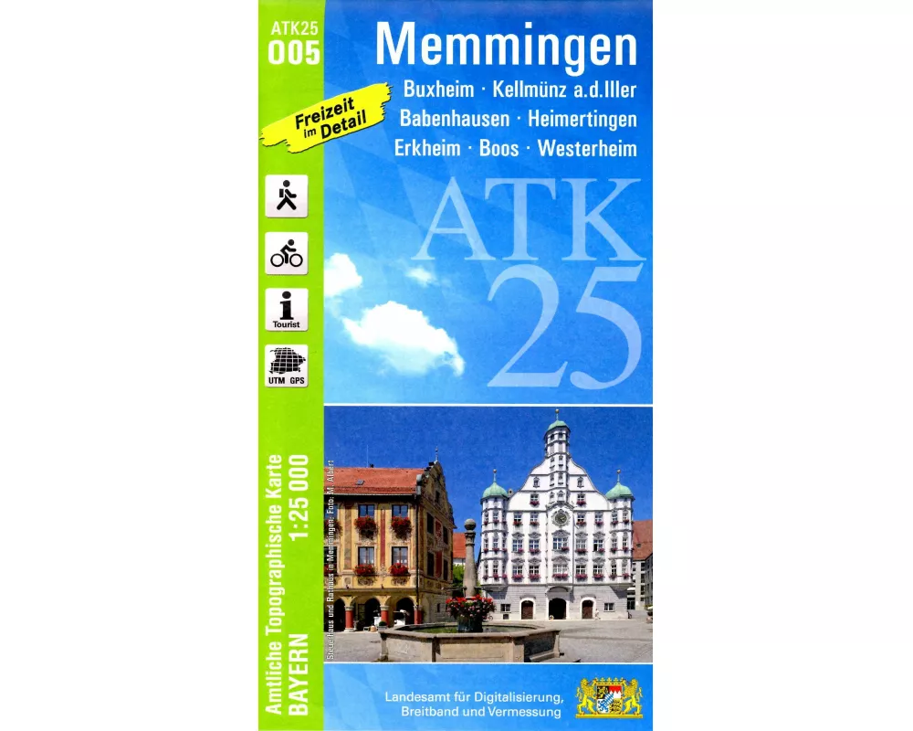 ATK25-O05 Memmingen (Amtliche Topographische Karte 1:25000)
