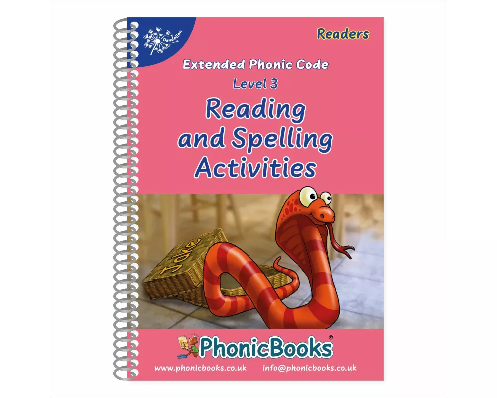 Phonic Books Dandelion Readers Reading and Spelling Activities Vowel Spellings Level 3
