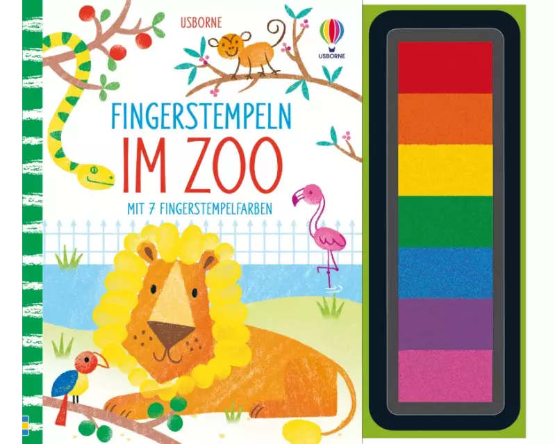 Fingerstempeln: Im Zoo
