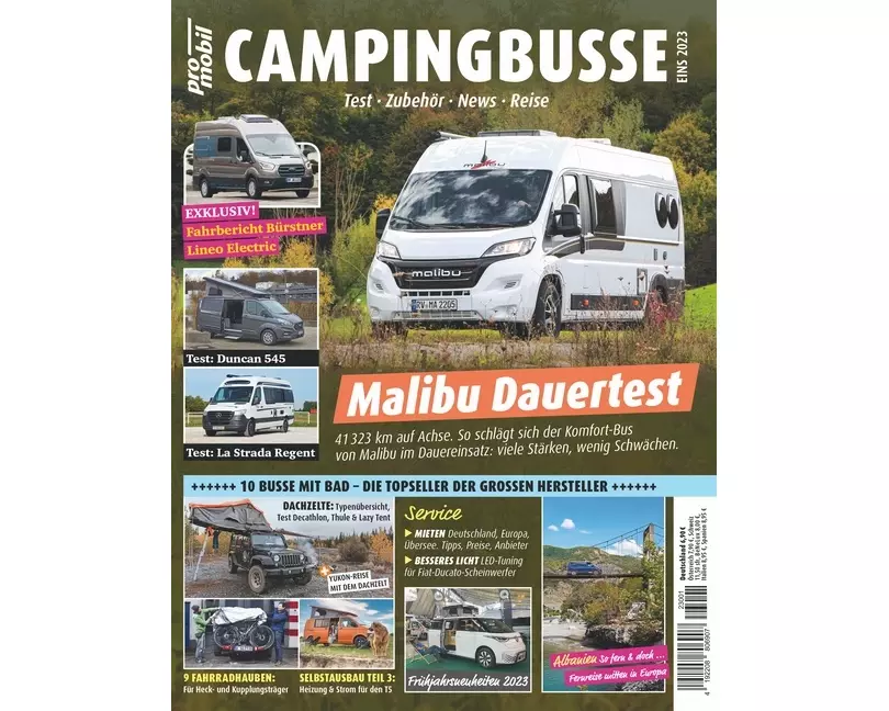 pro mobil Extra Campingbusse - Malibu Dauertest