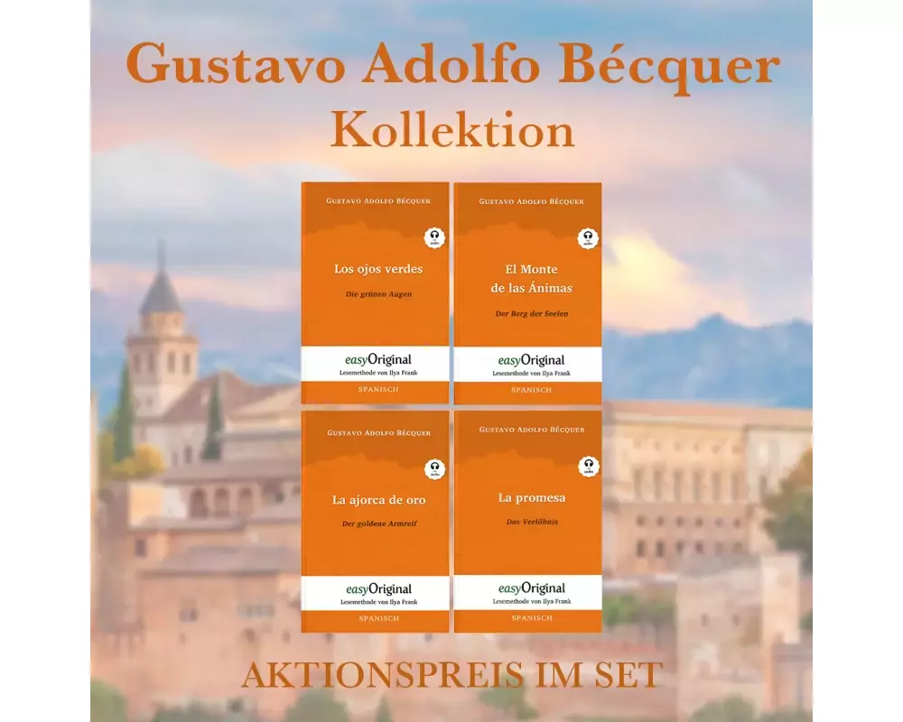 Gustavo Adolfo Bécquer Kollektion (Bücher + Audio-Online) - Lesemethode von Ilya Frank