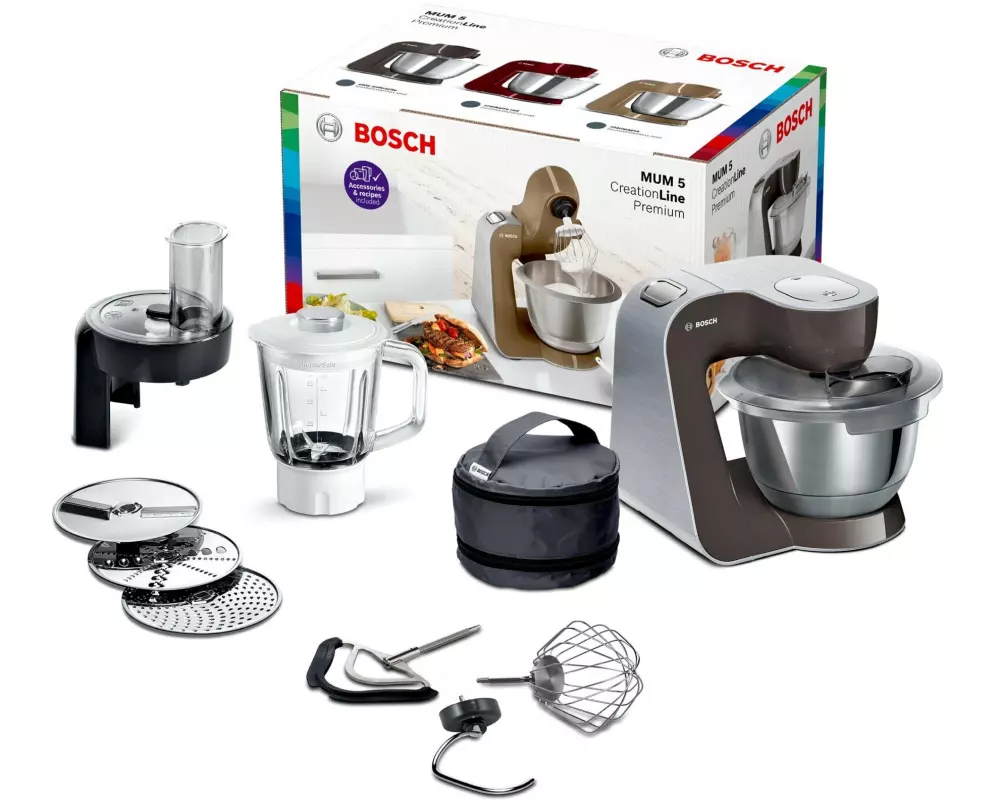 Bosch Küchenmaschine MUM58A20 Braun/Silber