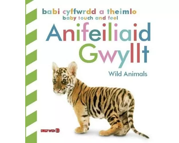 Babi Cyffwrdd a Theimlo: Anifeiliaid Gwyllt / Baby Touch and Feel: Wild Animals