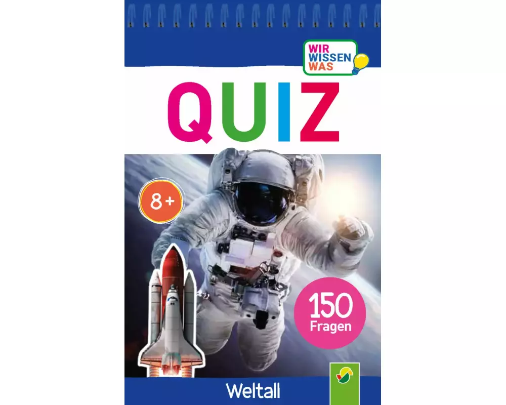 Quiz Weltall • 150 Fragen für schlaue Kids