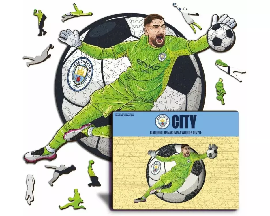 Iconic Puzzle Holz-Puzzle Gianluigi Donnarumma S, 150 Teile