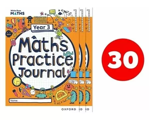 White Rose Maths Practice Journals Year 3 Workbooks: Pack of 30
