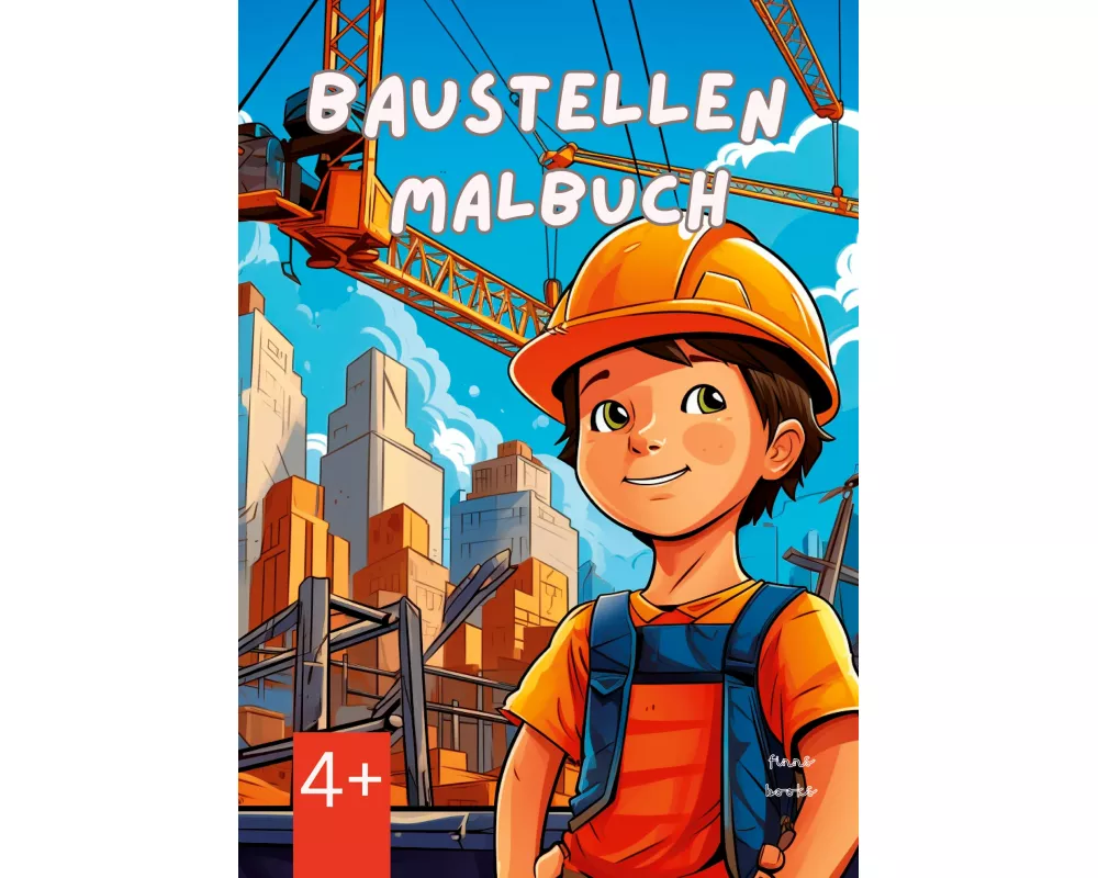 Baustellen Malbuch