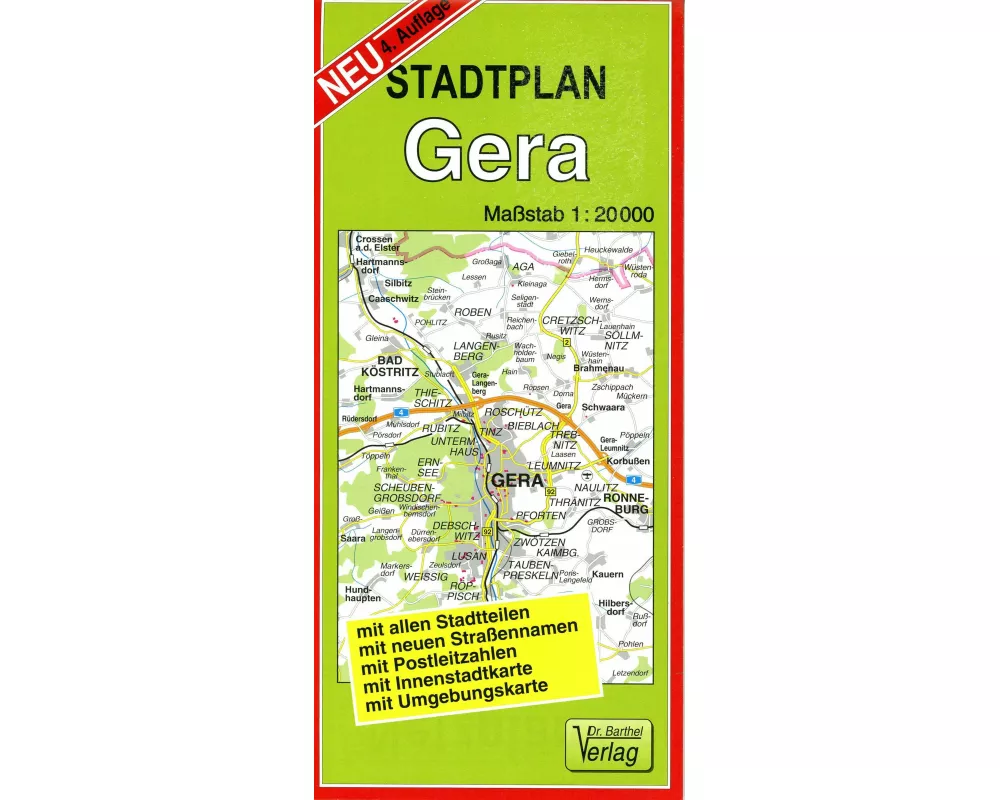 Stadtplan Gera