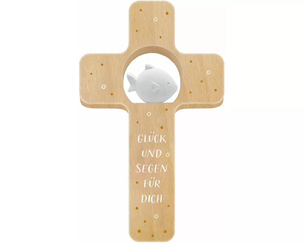 Holzkreuz – Glück und Segen für dich