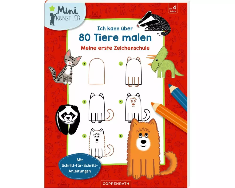 Ich kann über 80 Tiere malen