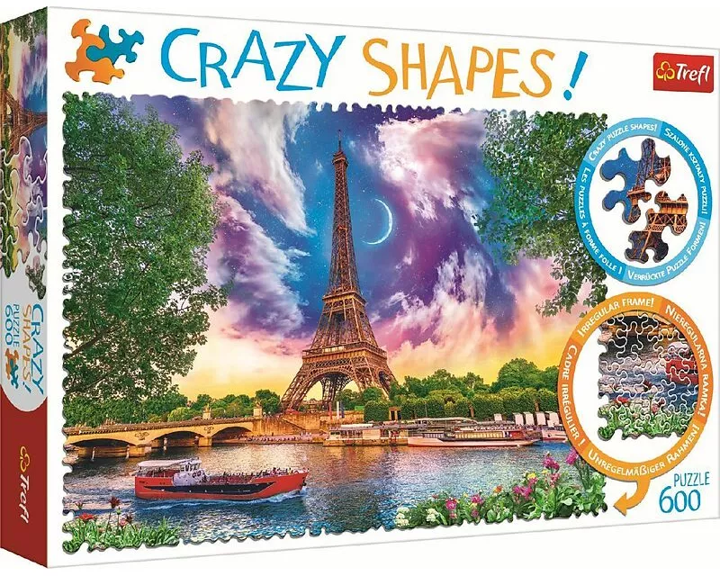 Puzzle Crazy Shapes - Himmel über Paris