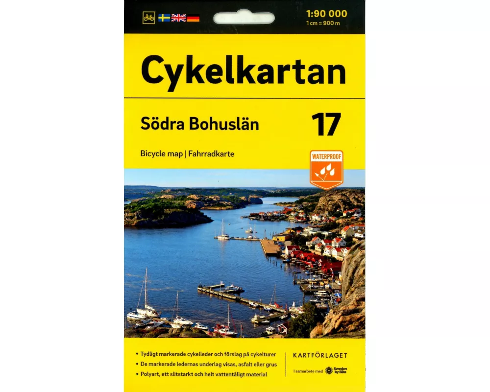 Cykelkartan Blad 17 Södra Bohuslän 1:90000