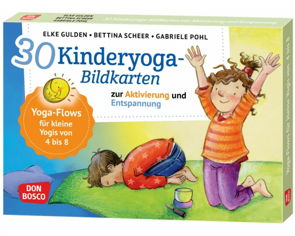 30 Kinderyoga-Bildkarten zur Aktivierung und Entspannung