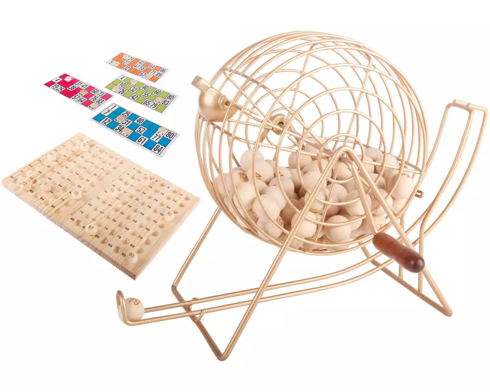 vedes CG XXL Bingo XXL, mit Metallkorb und Holzkugeln