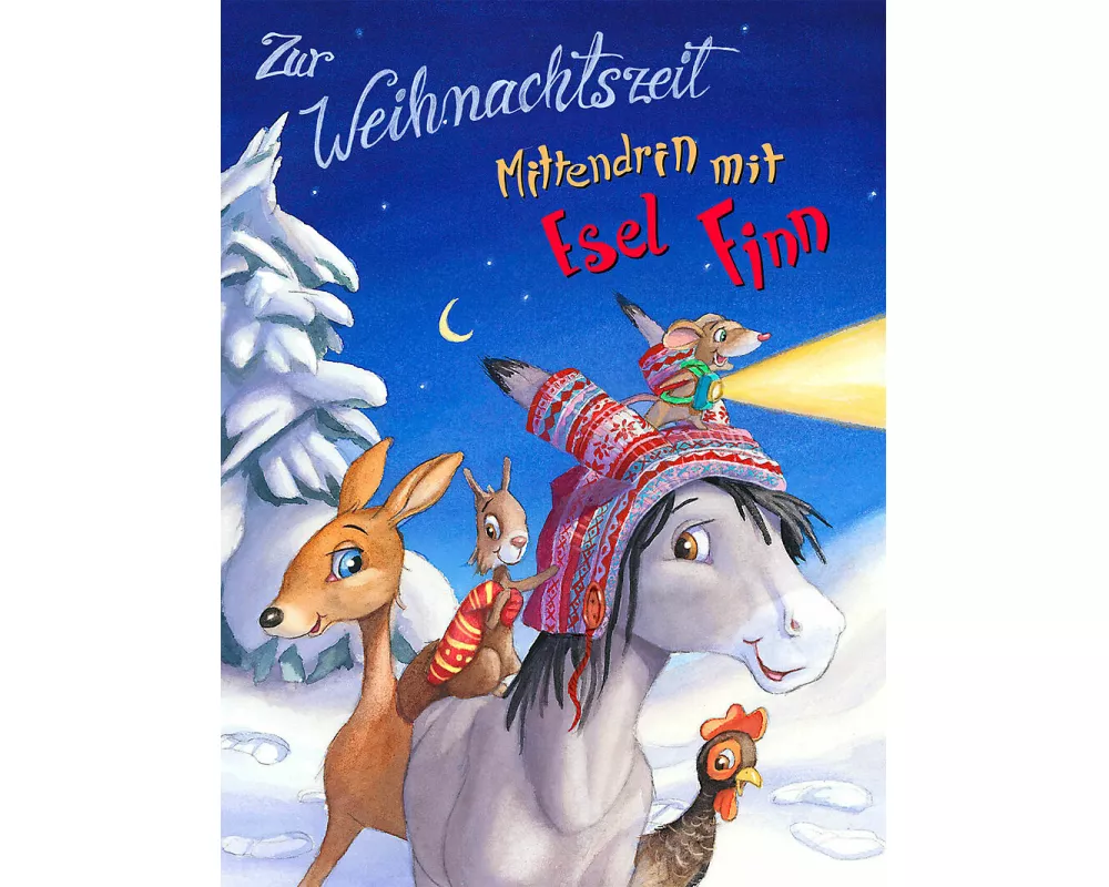Zur Weihnachtszeit Mittendrin mit Esel Finn