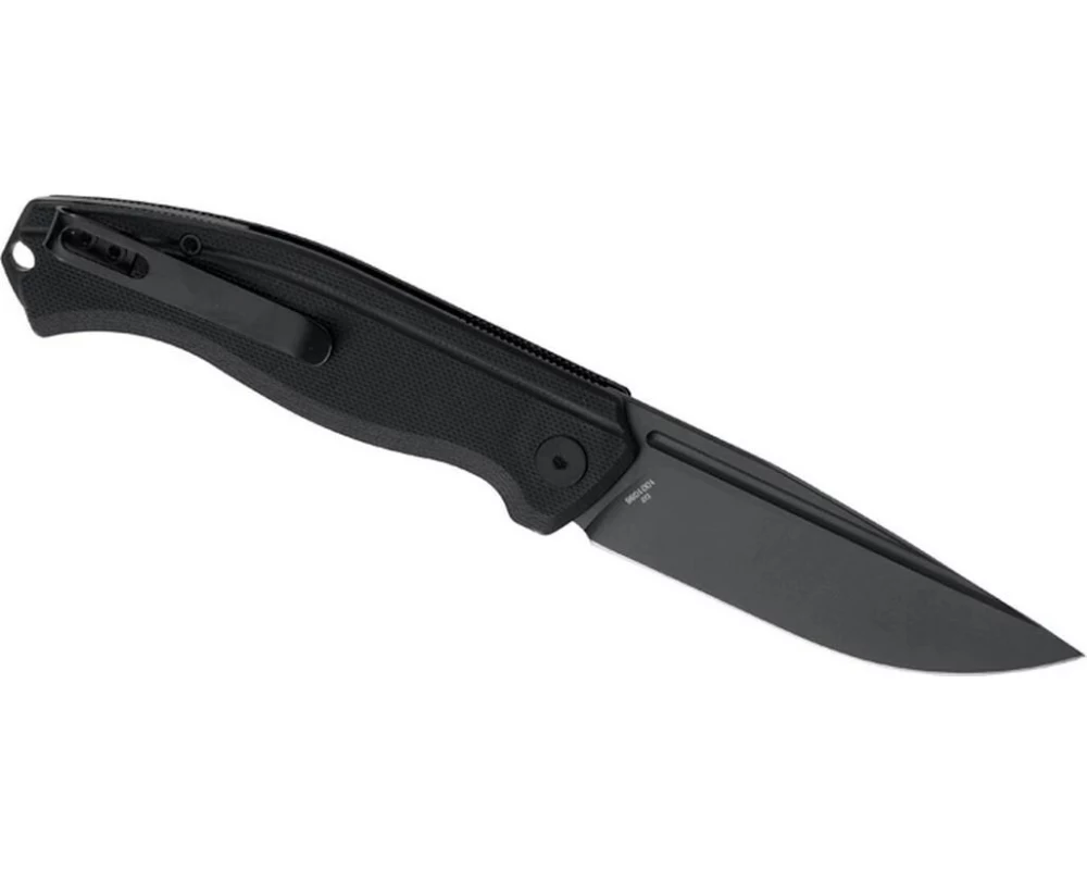 Herbertz Taschenmesser Kompakt Liner Lock G10 schwarz, schwarze Kl.