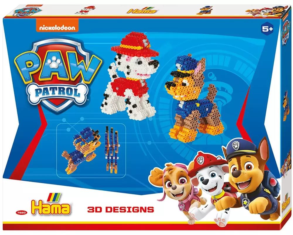 Hama Bügelperlen-Set Paw Patrol 3D 4000 Stück
