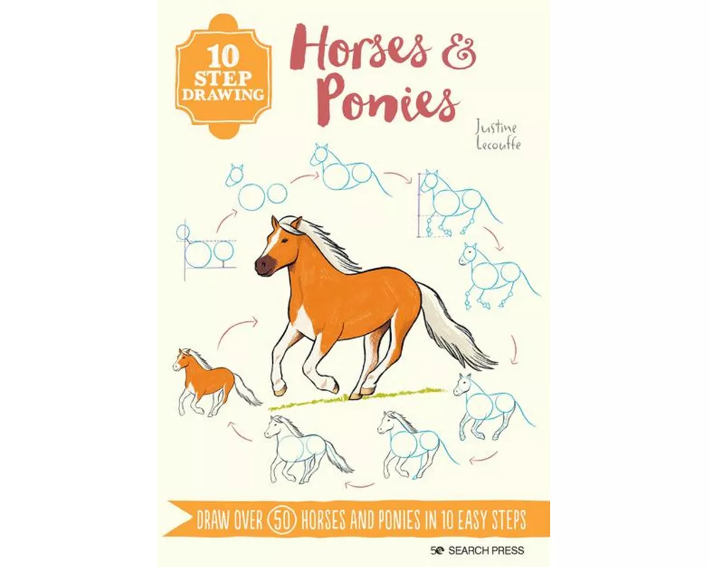 10 Step Drawing: Horses & Ponies
