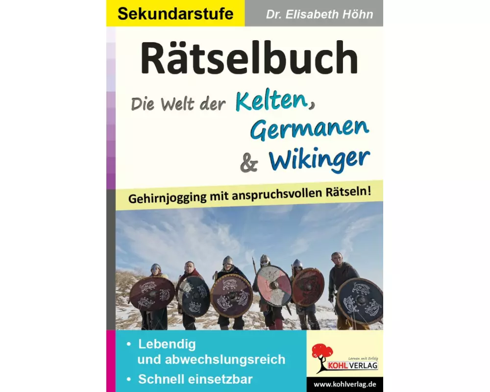 Rätselbuch Die Welt der Kelten, Germanen & Wikinger