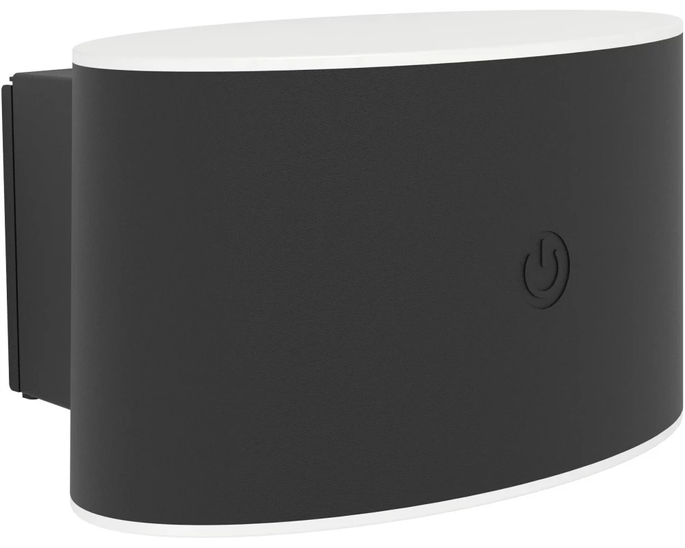 EGLO Leuchten VALGIANO Akku-Aussenwandleuchte oval LED Touch Schwarz