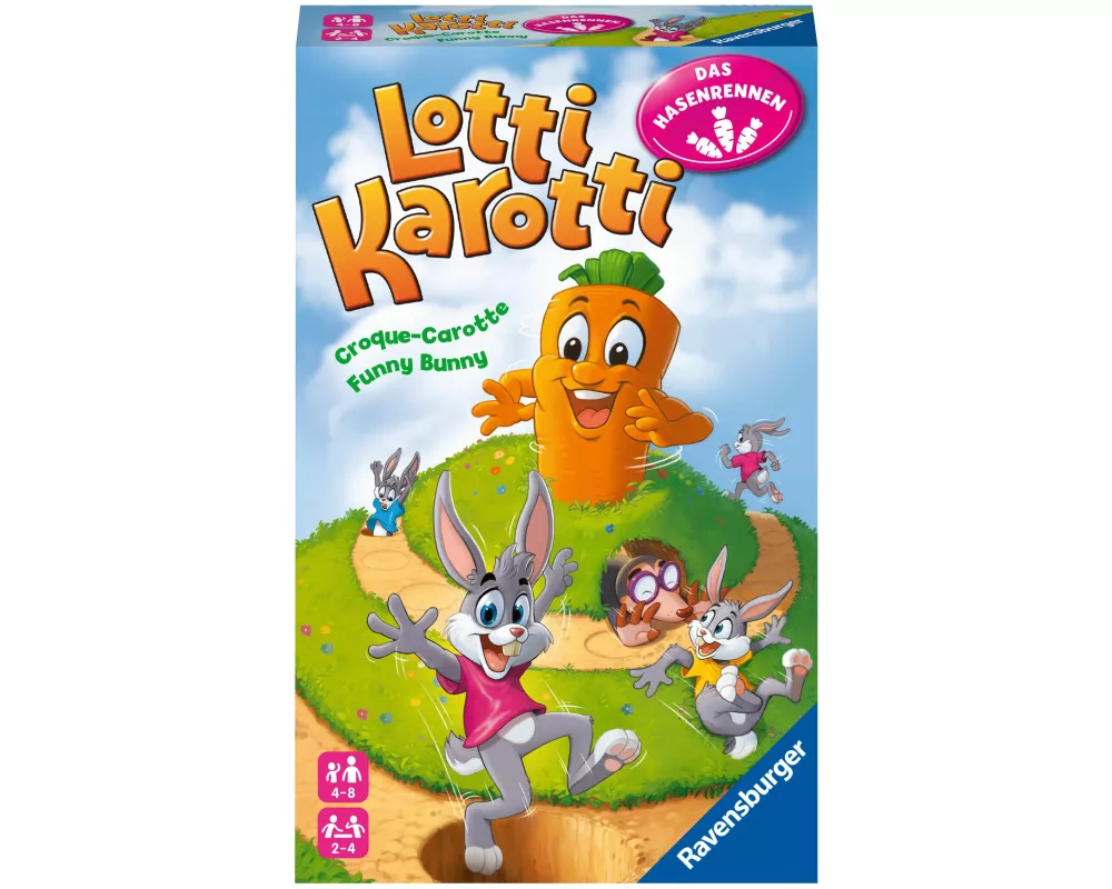 Lotti Karotti, das Hasenrennen - Reisespiel ab 4 Jahre