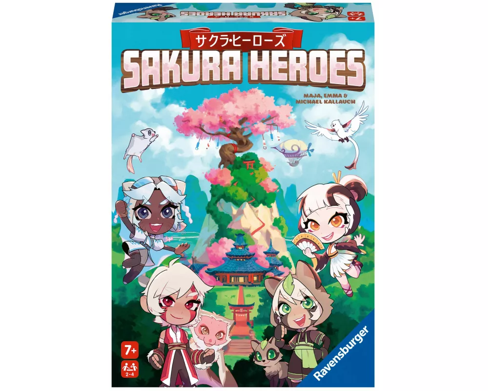 Ravensburger 20957 Sakura Heroes - Würfelspiel mit ganz viel Action für 2-4 Spieler ab 7 Jahren