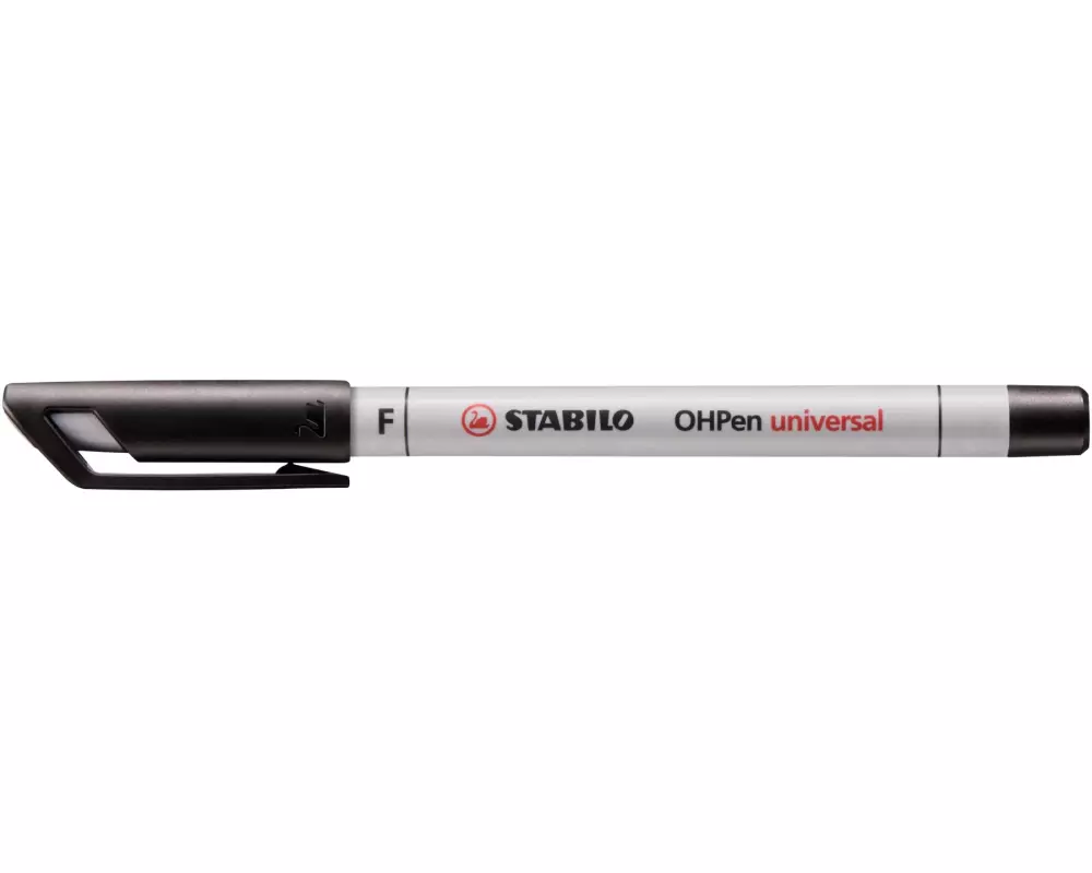 STABILO Folienstift OHPen Universal F Schwarz, 10 Stück