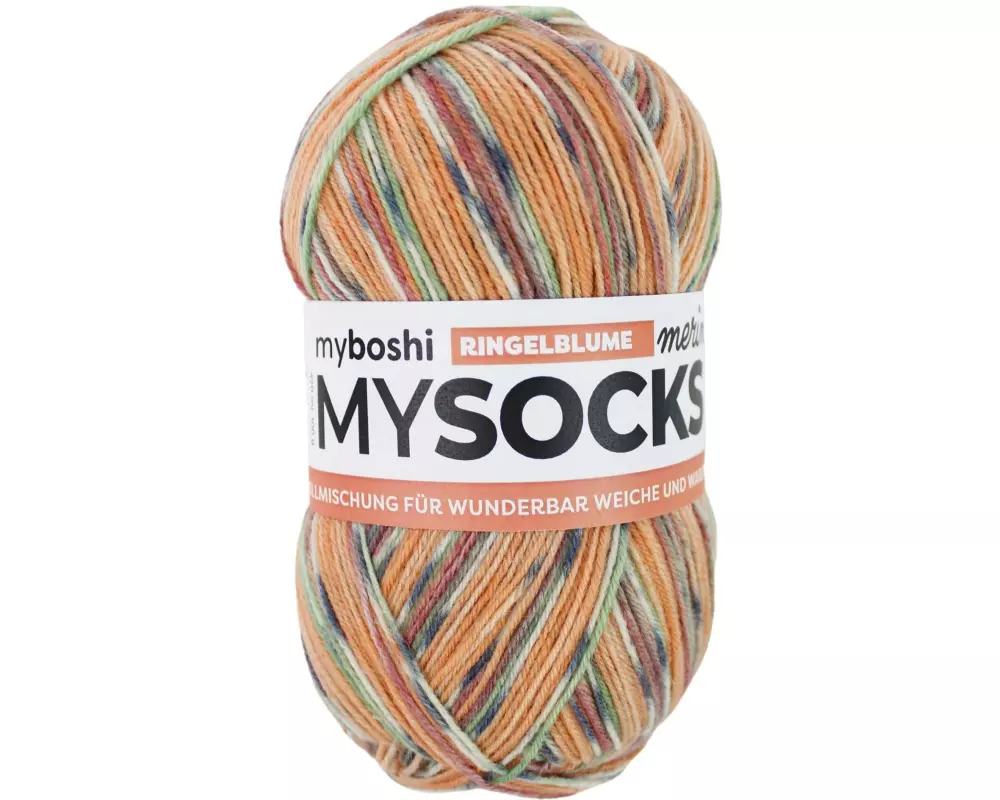 myBoshi Wolle Mysocks Merino Ringelblume