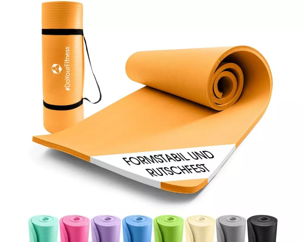 World Fitness Fitnessmatte Jivan 183 cm x 61 cm, Orange