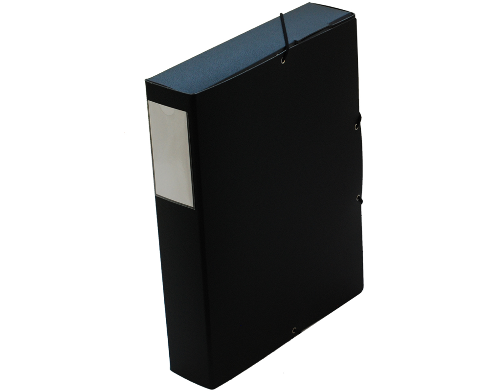 EROLA Sammelbox mit Gummizug A4 116 schwarz