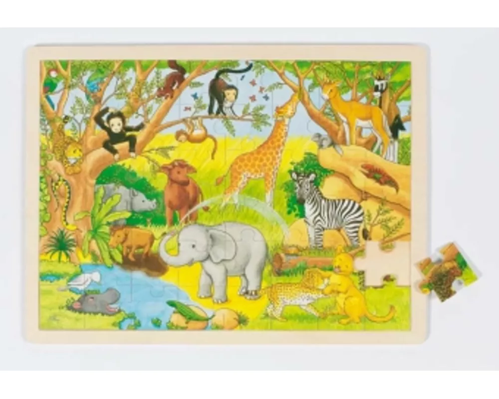 Einlegepuzzle Afrika