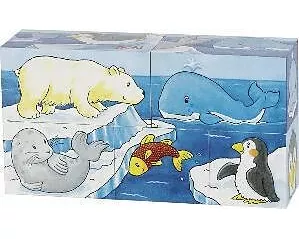 Würfelpuzzle Safari und Arktis