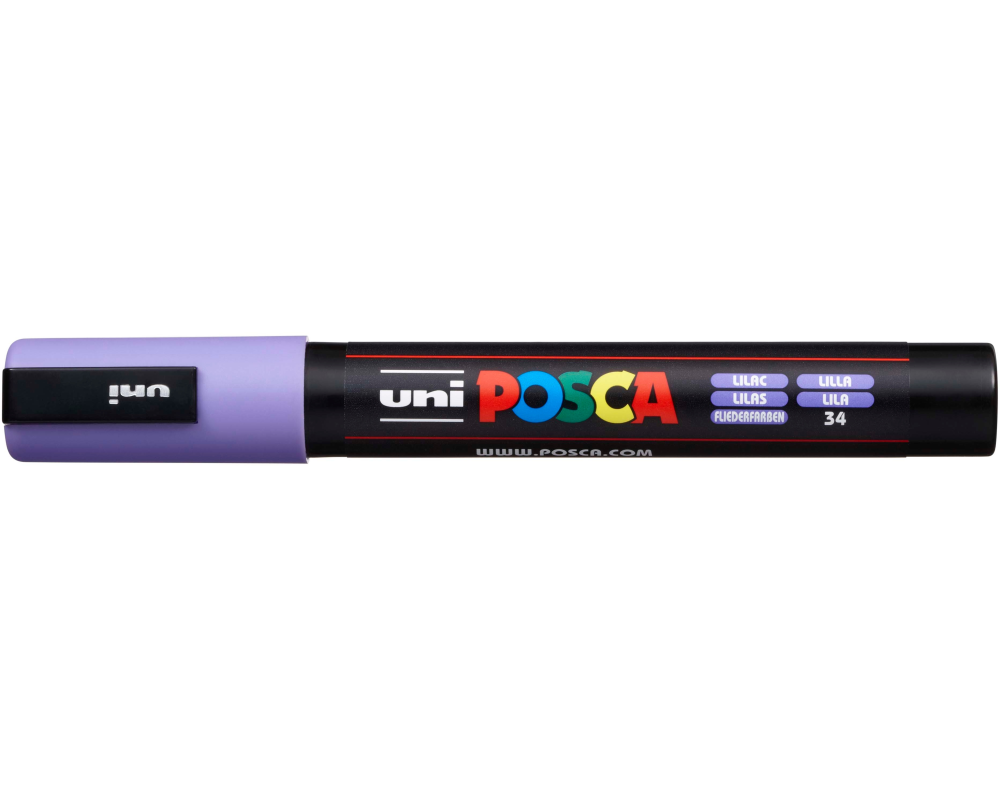 UNI-BALL Posca Marker 1,8-2,5mm PC-5M LILAC lila, Rundspitze