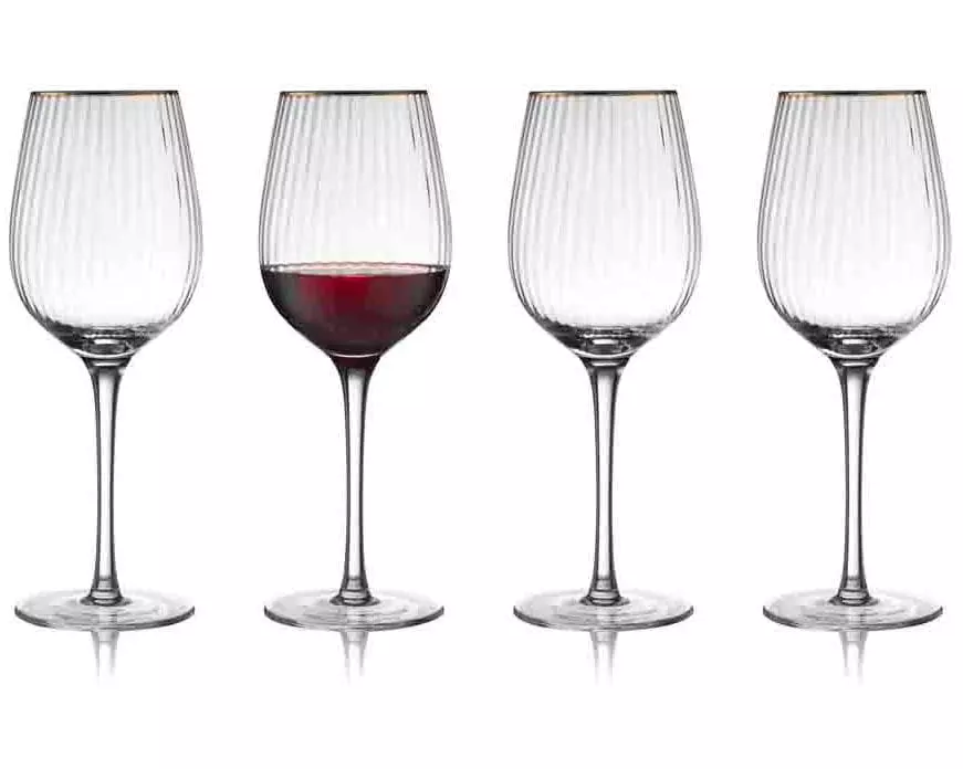 Lyngby Rotweinglas Palermo Gold 4 Stück, 40 cl