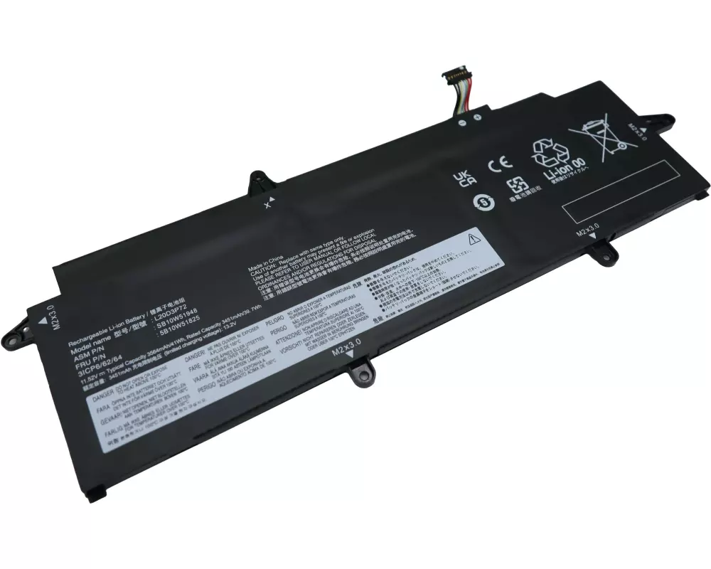 Vistaport Notebook Batteries für Lenovo VIS-53-X13G2G3