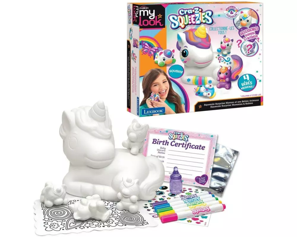 Cra-Z-Art Kreativset Squeezie Surprise Mommies & Babies Assortiert
