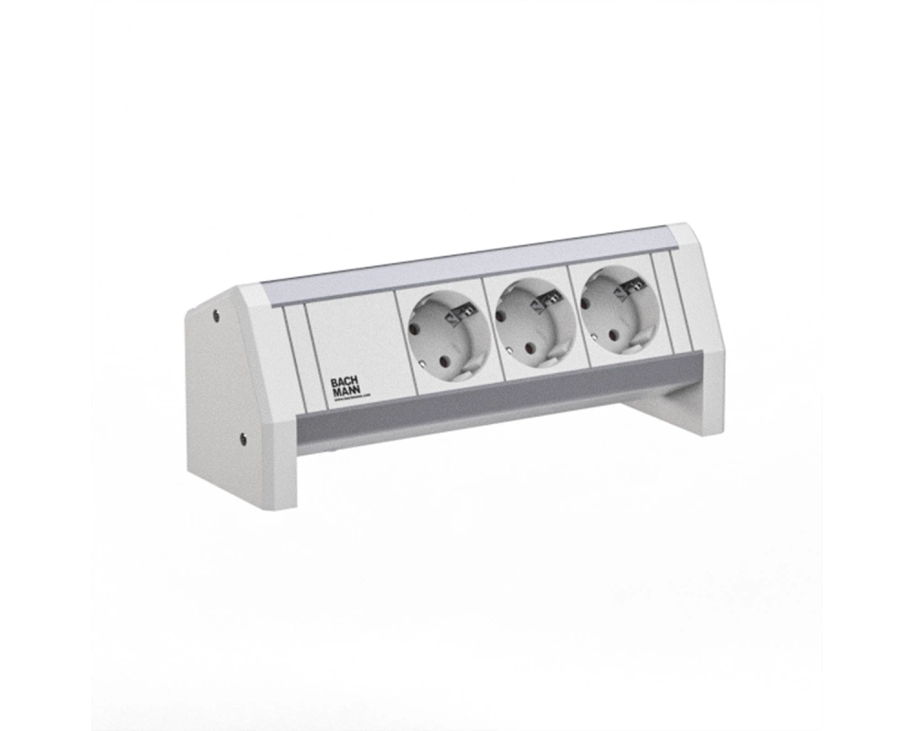 BACHMANN DESK 3xCEE7/3 GST18 RAL9010