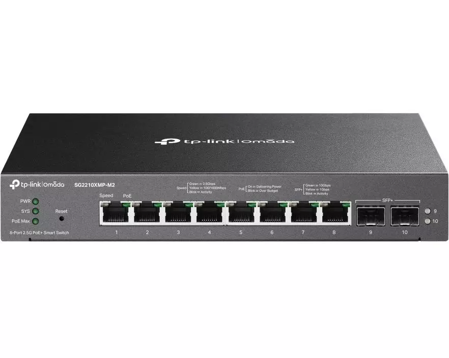 TP-Link PoE+ Switch SG2210XMP-M2 10 Port