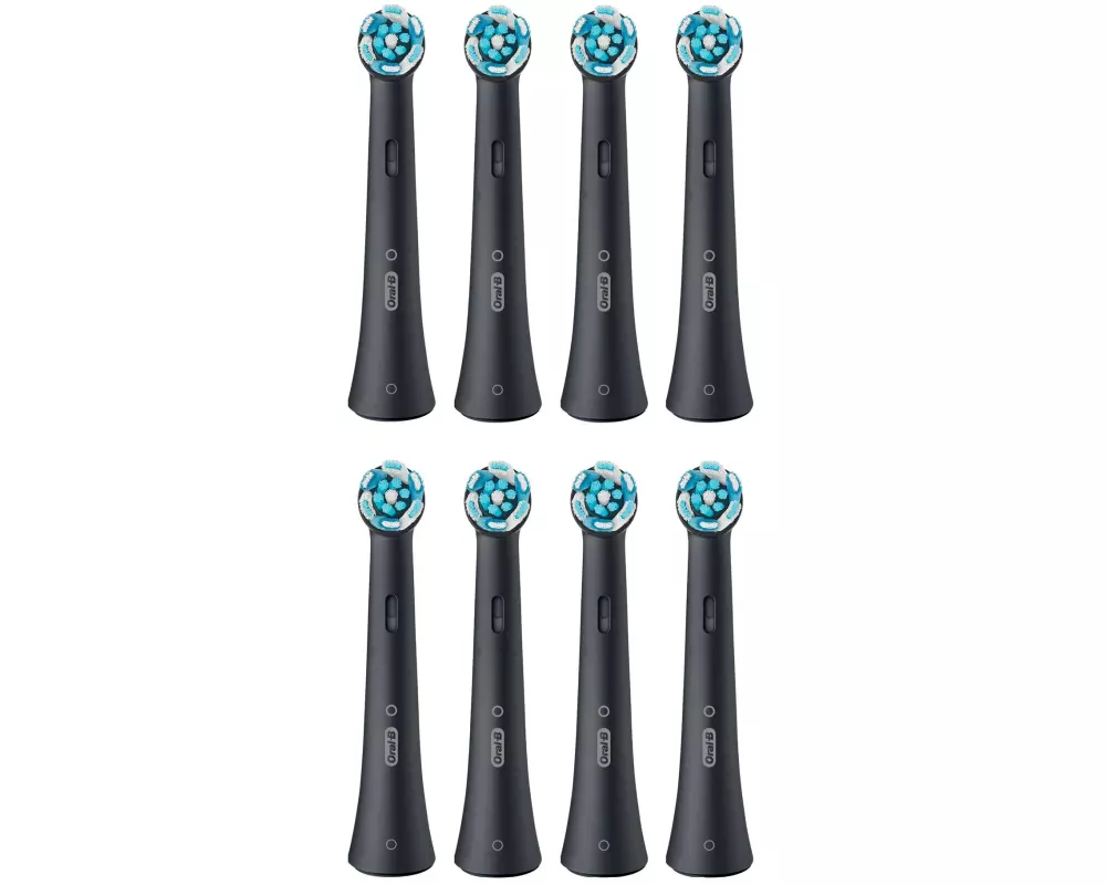 Oral-B Zahnbürstenkopf iO Ultimative Reinigung, Schwarz, 8 Stück