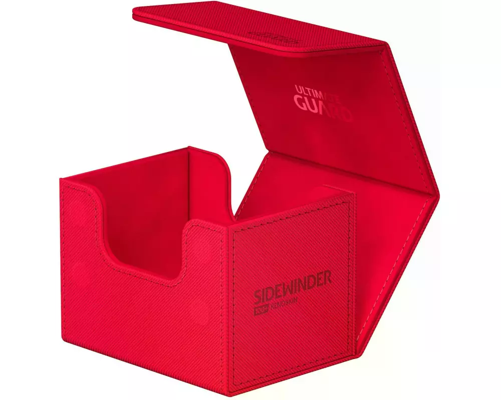 Ultimate Guard Kartenbox XenoSkin Sidewinder Monocolor 100+ Rot