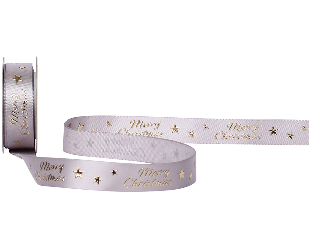 SPYK Band Merry christmas Stars 1097.1654 16mmx3m Silber-Gold