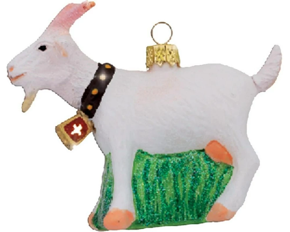 creanorm Weihnachtskugel Geisslein Weiss