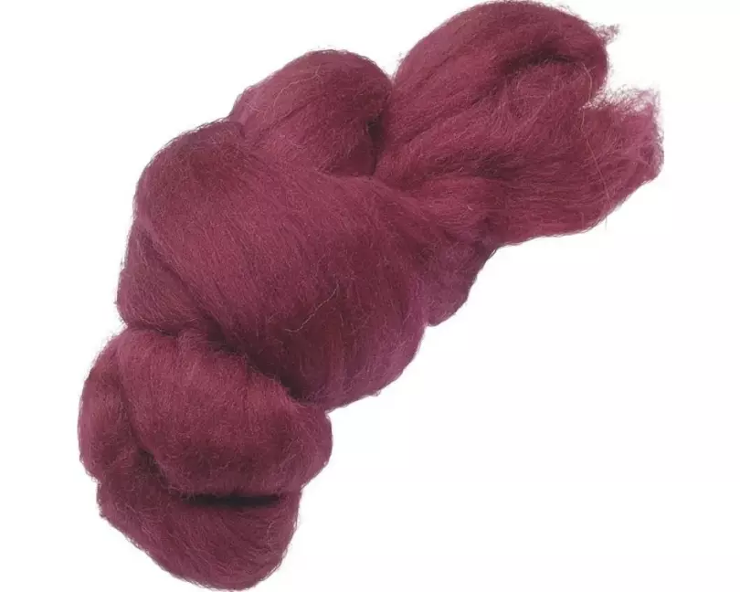 Heyda Filzwolle 50 g, Dunkelrot