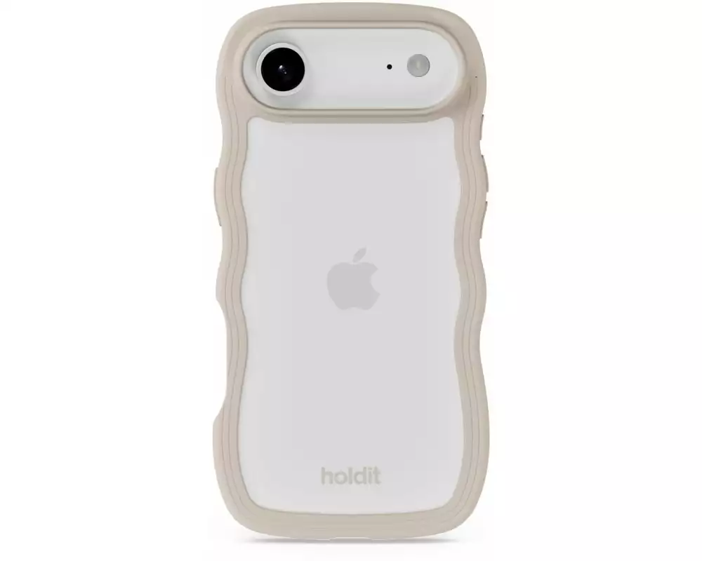 Holdit Back Cover Wavy iPhone Air Transparent/Beige