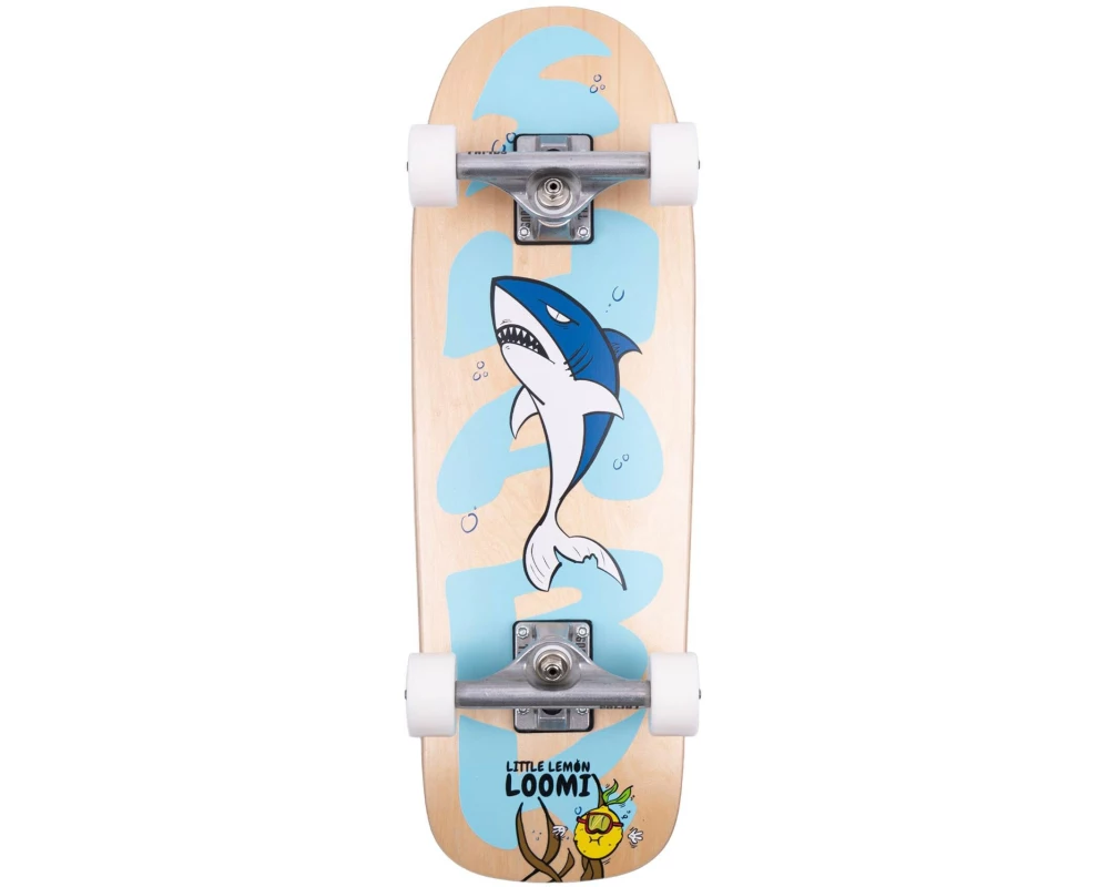 Loomi Boards Skateboard Corkgrip Shark 24.75"