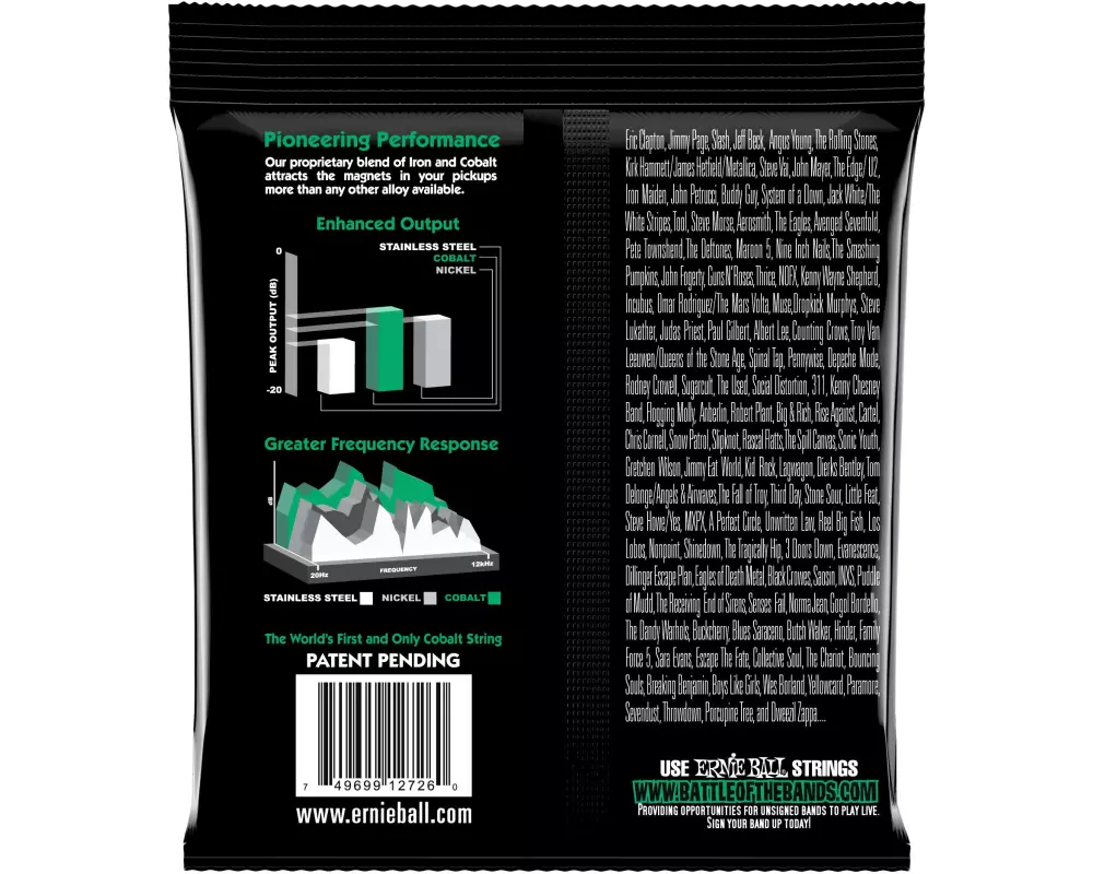 Ernie Ball Gitarrensaiten 2726 Slinky Cobalt – Not Even 12-56