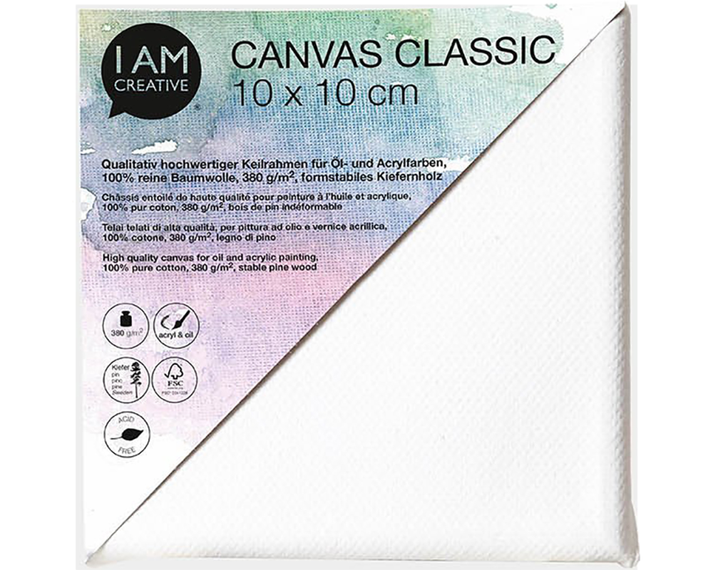 I AM CREATIVE Keilrahmen FSC 7002.101 10x10cm, Classic