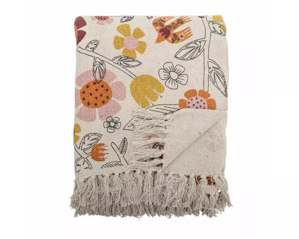 Bloomingville Tagesdecke Vivielle, 160 x 130 cm, Mehrfarbig