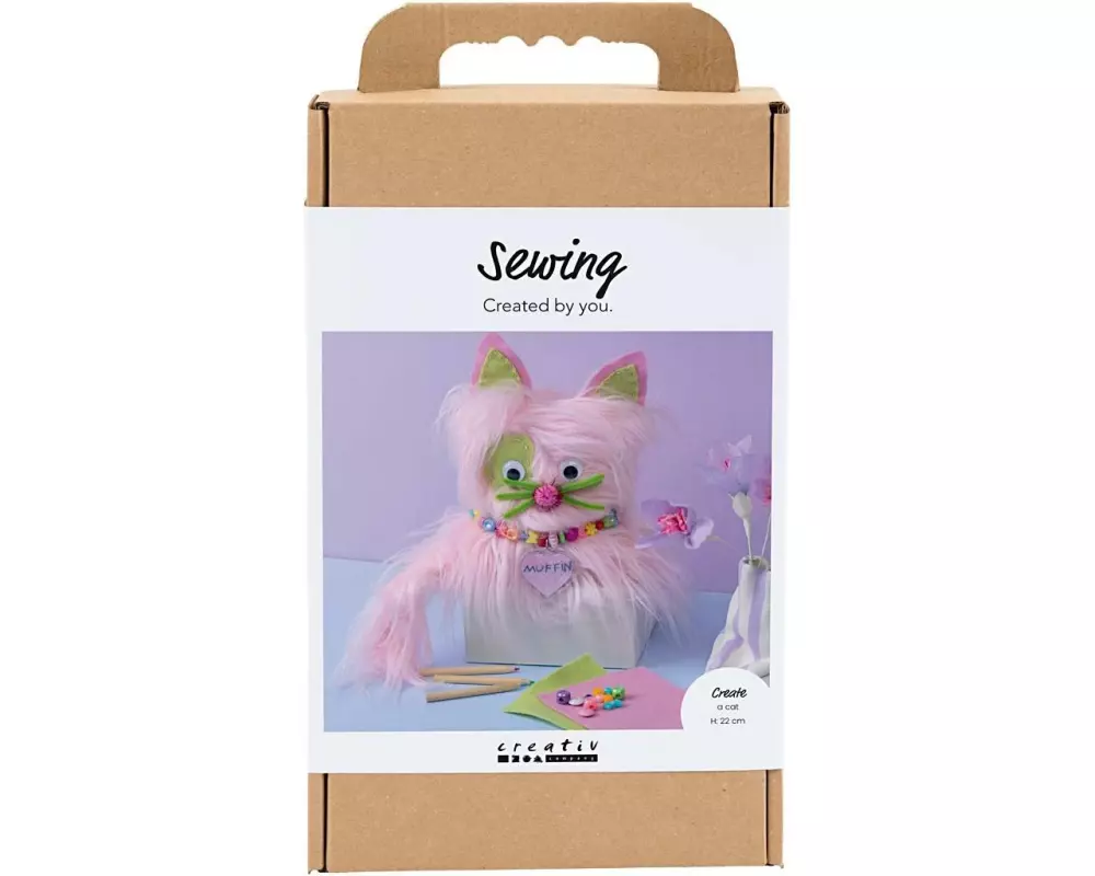 Creativ Company Kreativ-Bastelset Nähen, Katze