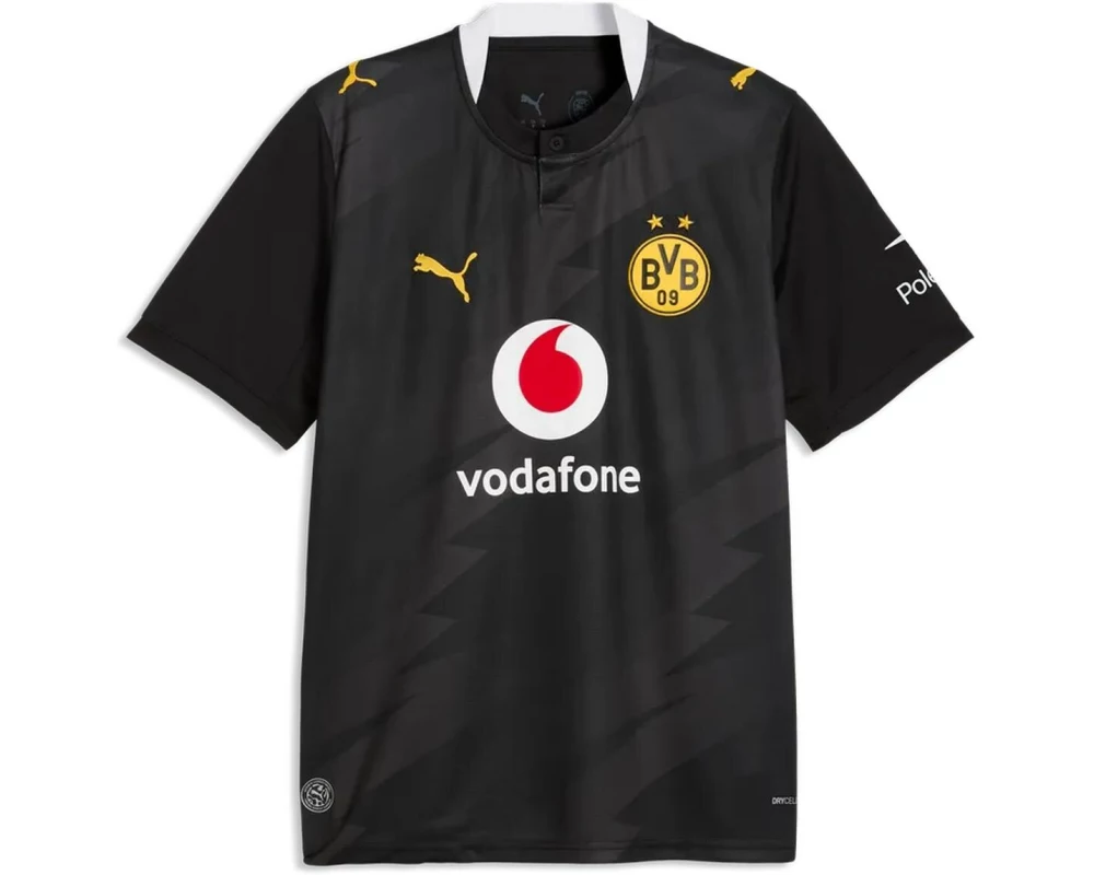PUMA BVB Away Jersey Replica Schwarz, XL